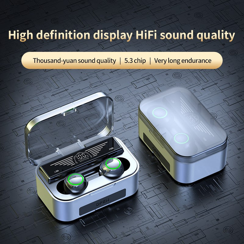 YD01 TWS Wireless Bluetooth In-ear Earphone Digital Display HiFi Stereo Music Sport Headset with Breathing Light YD01 TWS Wireless Bluetooth In-ear Earphone Digital Display HiFi Stereo Music Sport Headset with Breathing Light